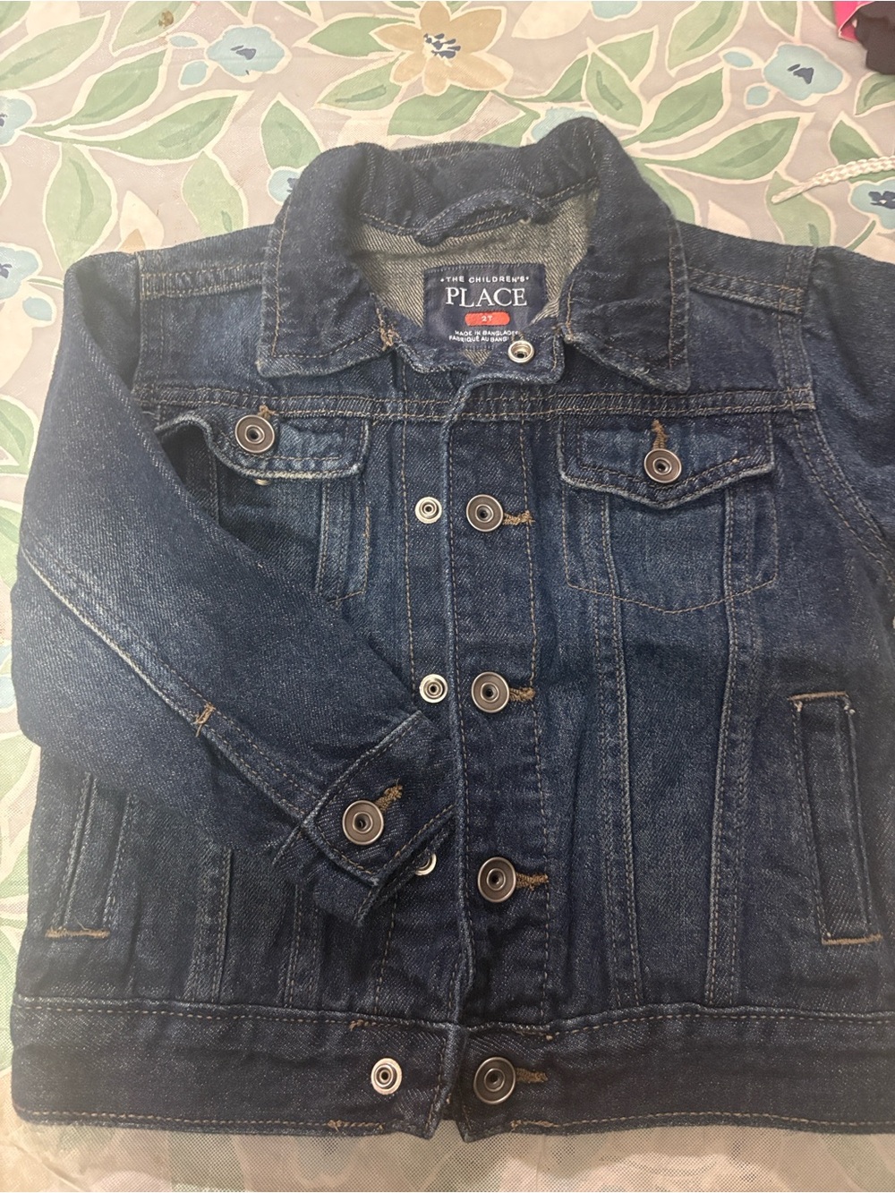 The Children's Place Dark Blue Denim Jacket - Boys